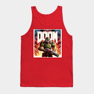 Demon Watches Doom Guy Tank Top